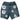 Men's Wreath Shorts Blue Size L