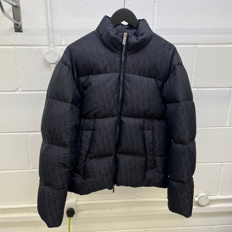 Men's Oblique Down Jacket Black Size IT 48 / M