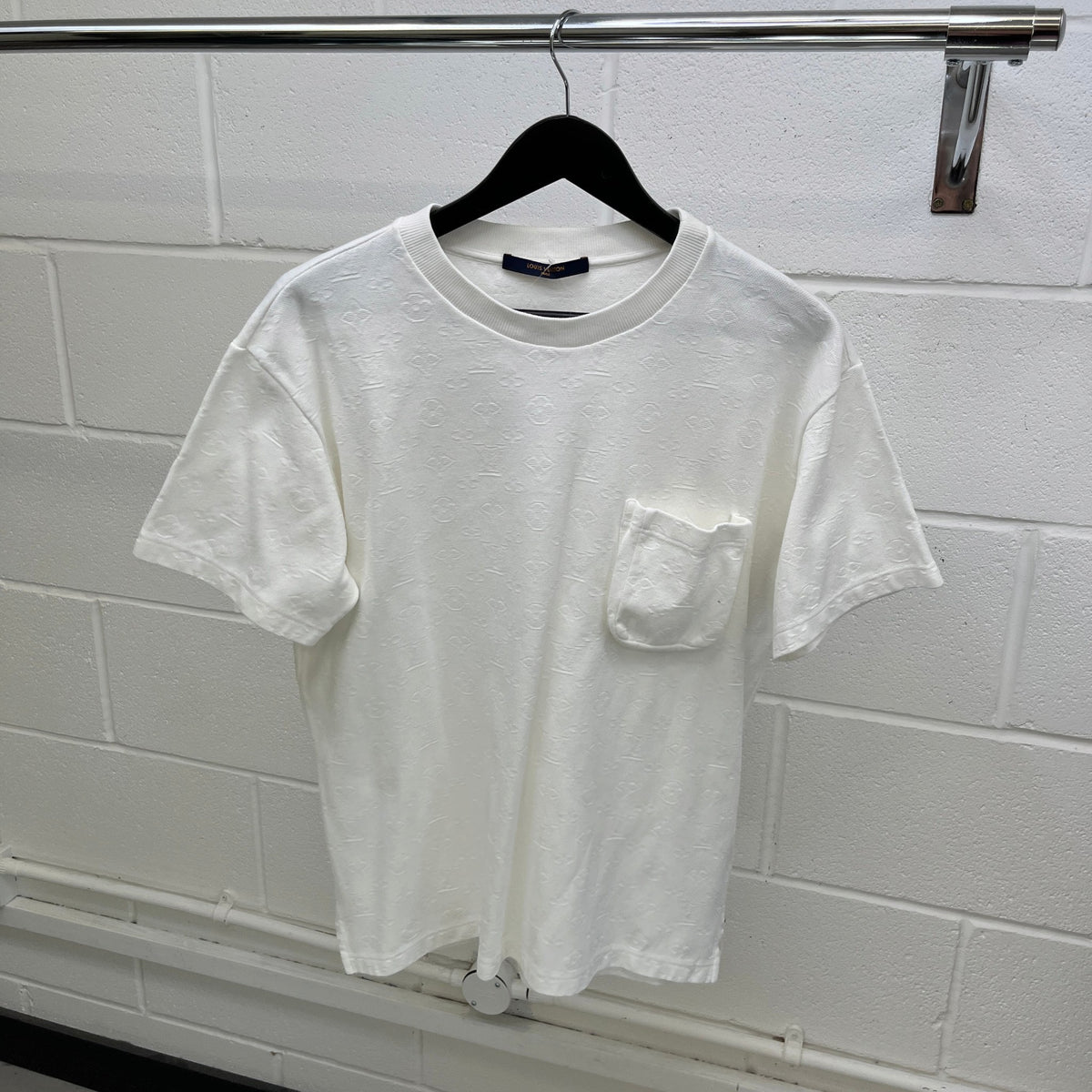 Men's Monogram T-Shirt White Size M - Photo 8