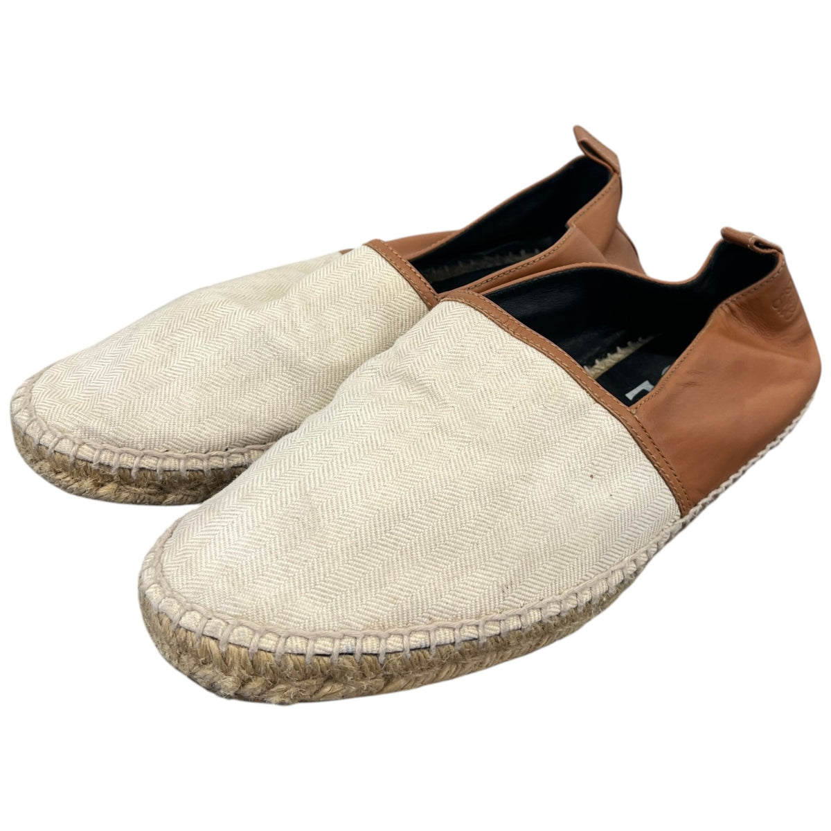 Men's Anagram Espadrilles Loafers Brown Size UK 6 / EU 40 - Photo 9
