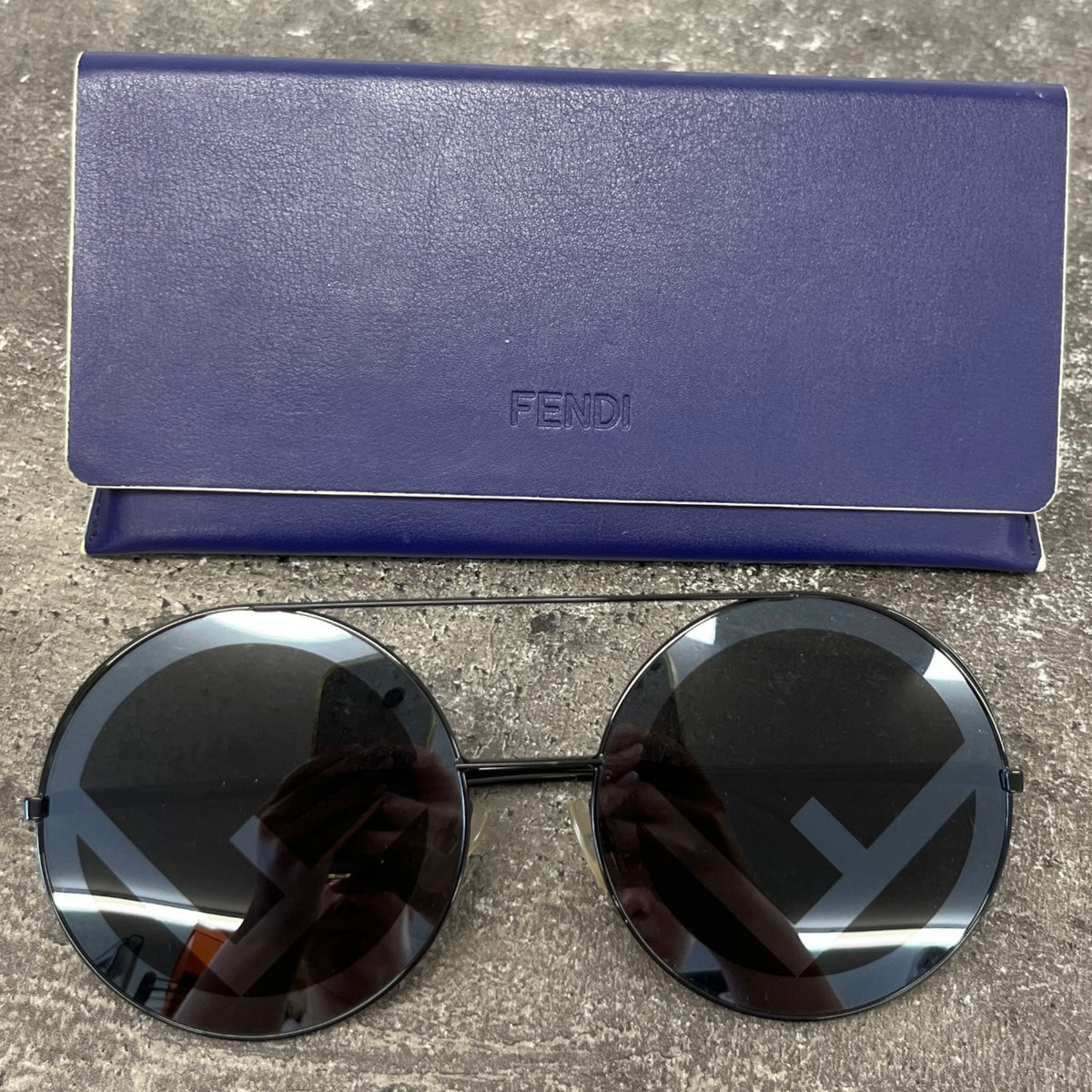Women's Run Away FF 0285/S Sunglasses Black - Photo 10