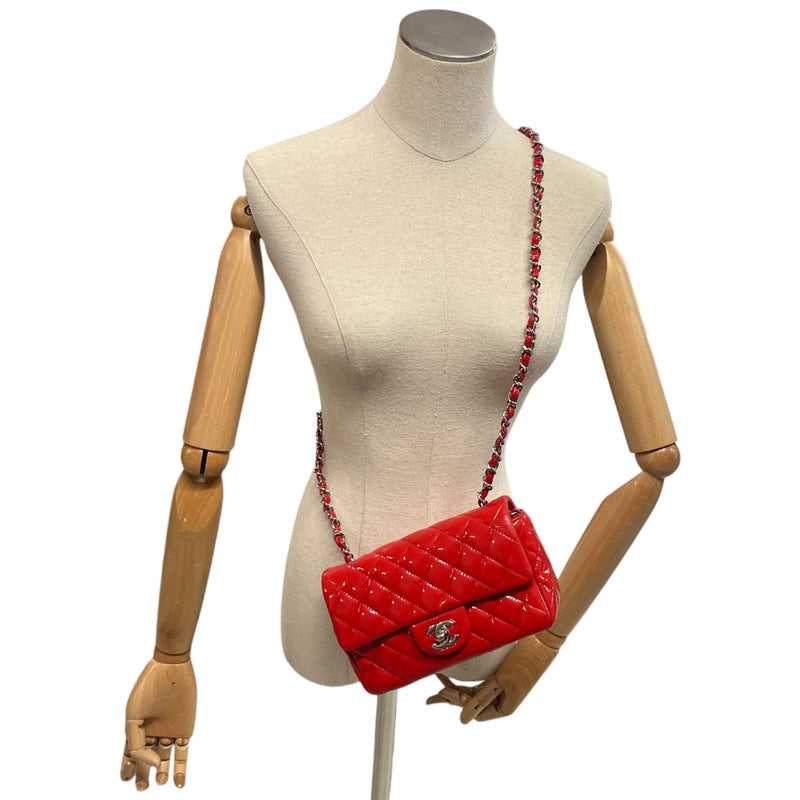 Women's Classic Flap Mini Bag Red