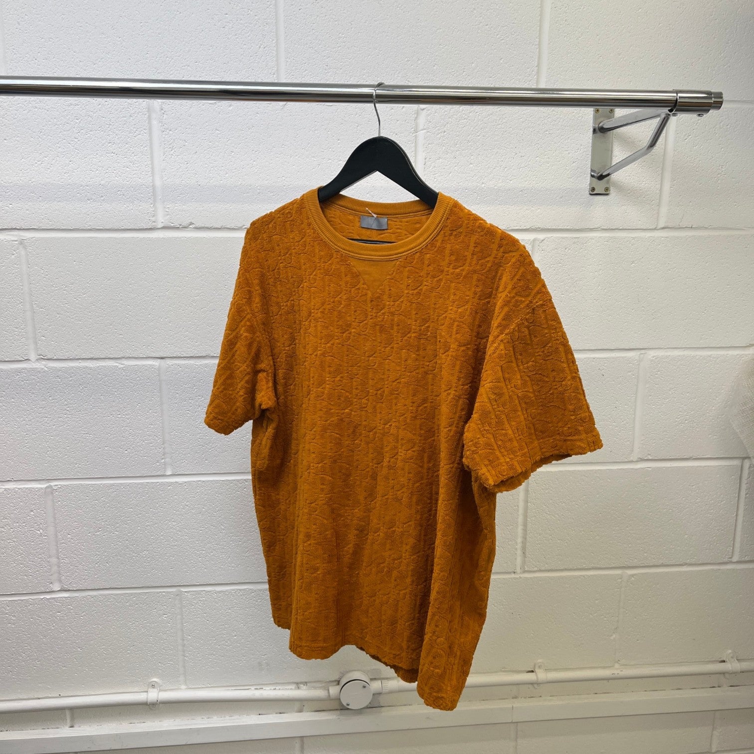 Men's Oblique T-Shirt Orange Size M - Photo 7