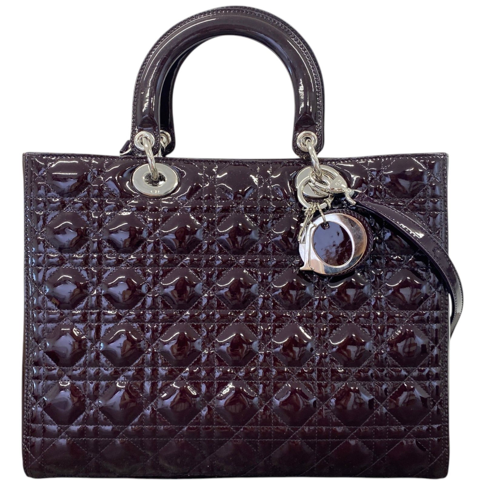 Women's Lady Dior Handbag Purple - Photo 3