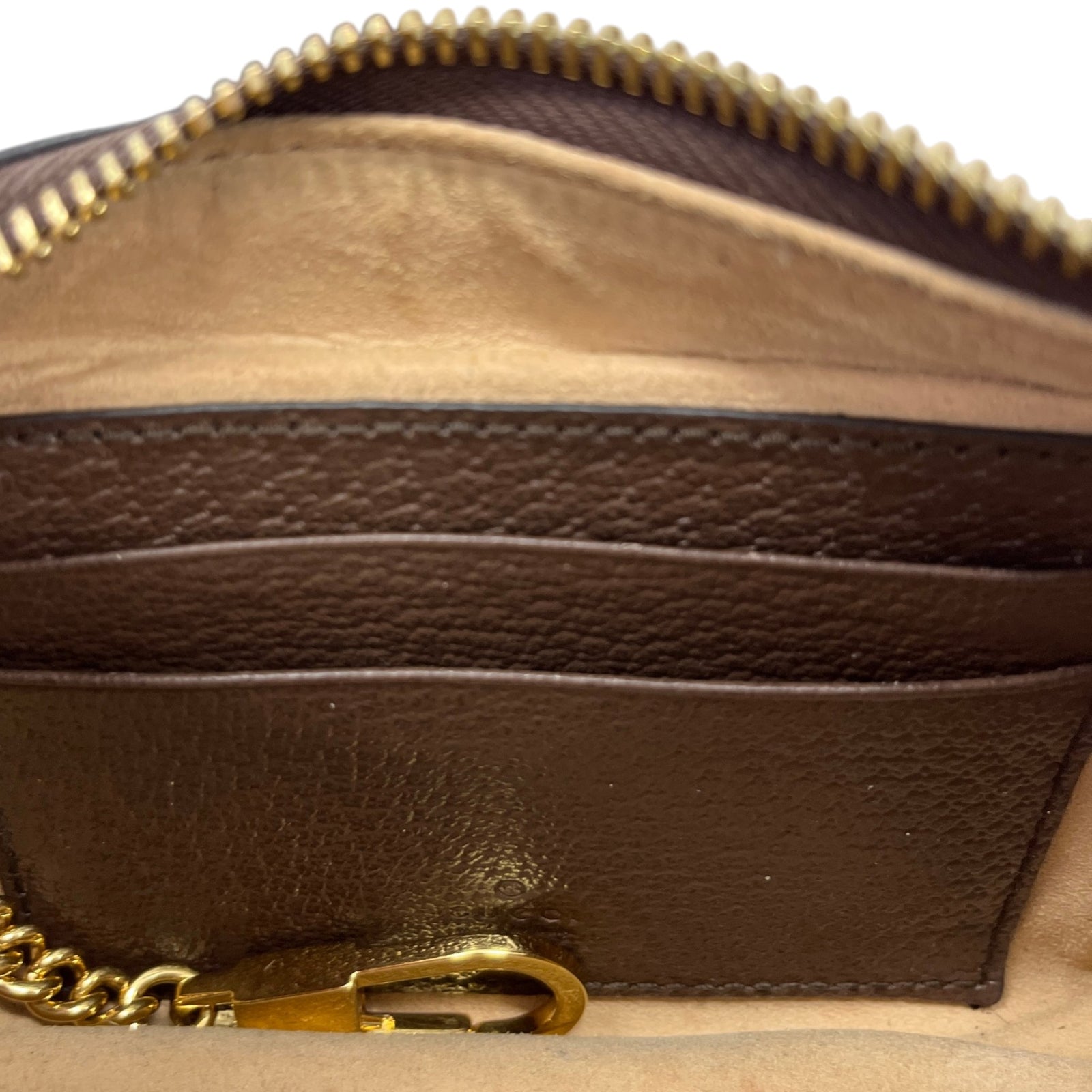 Women's GG Supreme Ophidia Small Shoulder Handbag Beige - Photo 11
