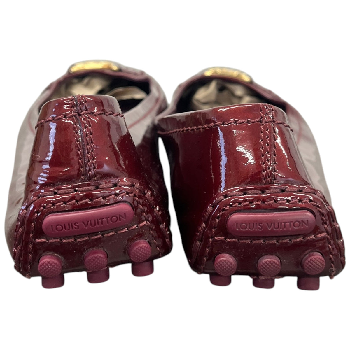 Women's Oxford Ballerina Mules Burgundy Size UK 6.5 / EU 39.5 - Photo 7