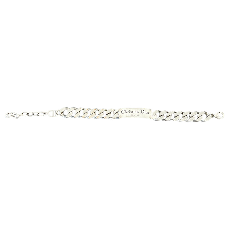Men's Couture Curb Bracelet Silver