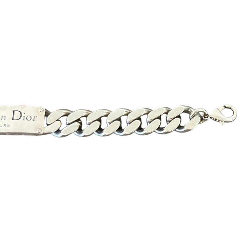 Men's Couture Curb Bracelet Silver
