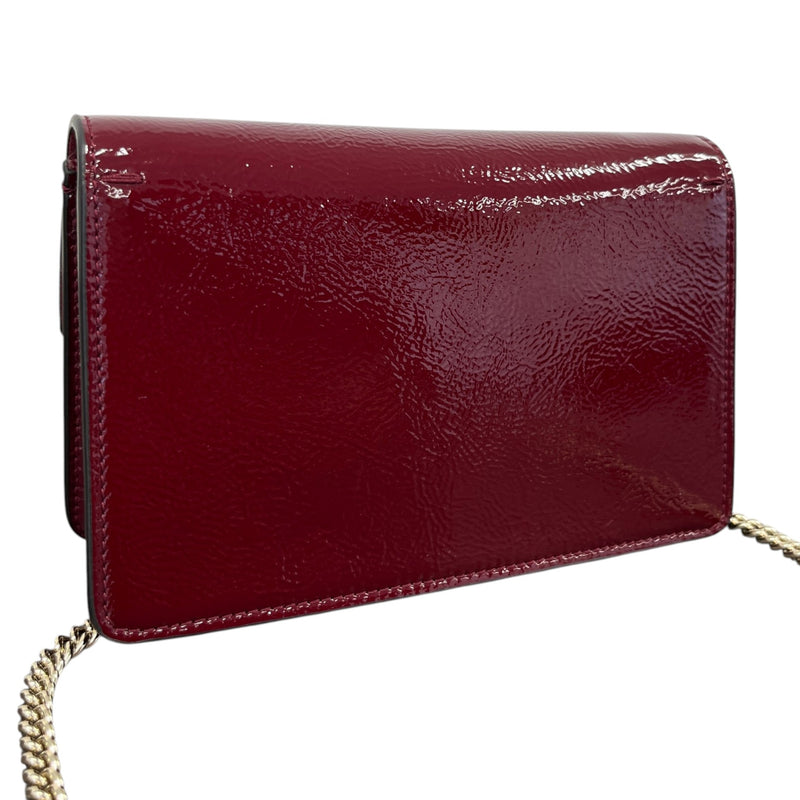 Women's Dionysus Super Mini Crossbody Bag Burgundy