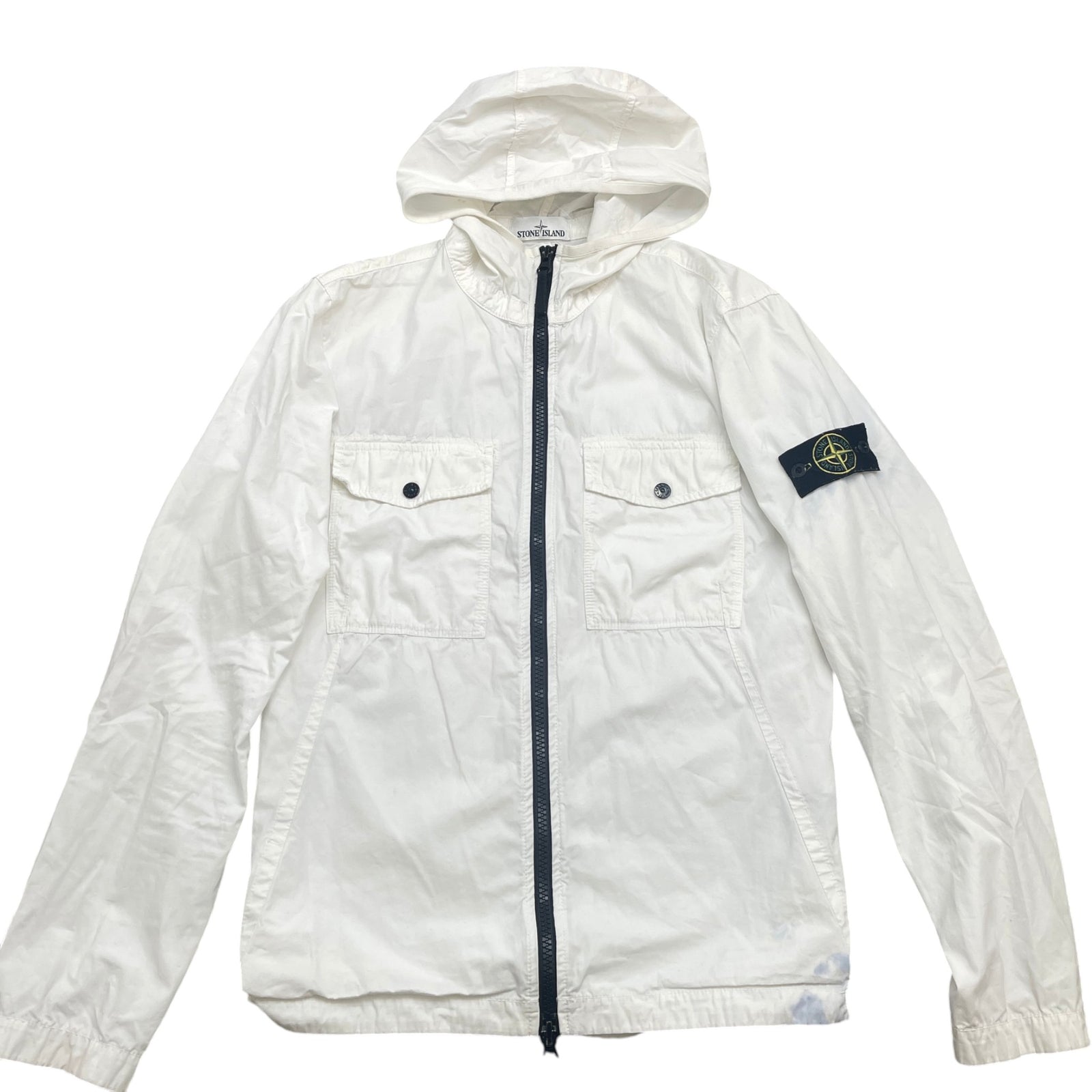 Men's Membrana 3L Tc Jacket White Size L - Photo 1