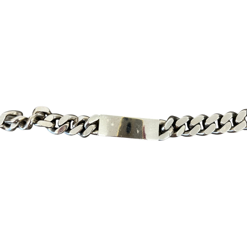 Men's Couture Curb Bracelet Silver