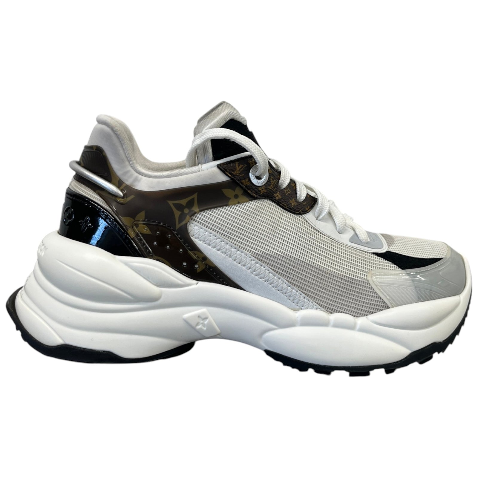 Women's Monogram Run 55 Low Trainers White Size EU 38 / UK 5 - Photo 1