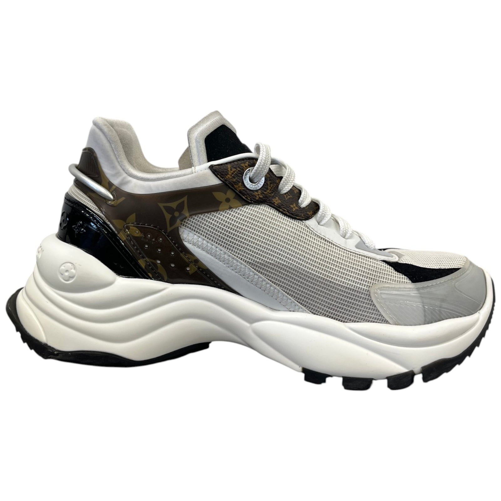 Women's Monogram Run 55 Low Trainers White Size EU 38 / UK 5 - Photo 4