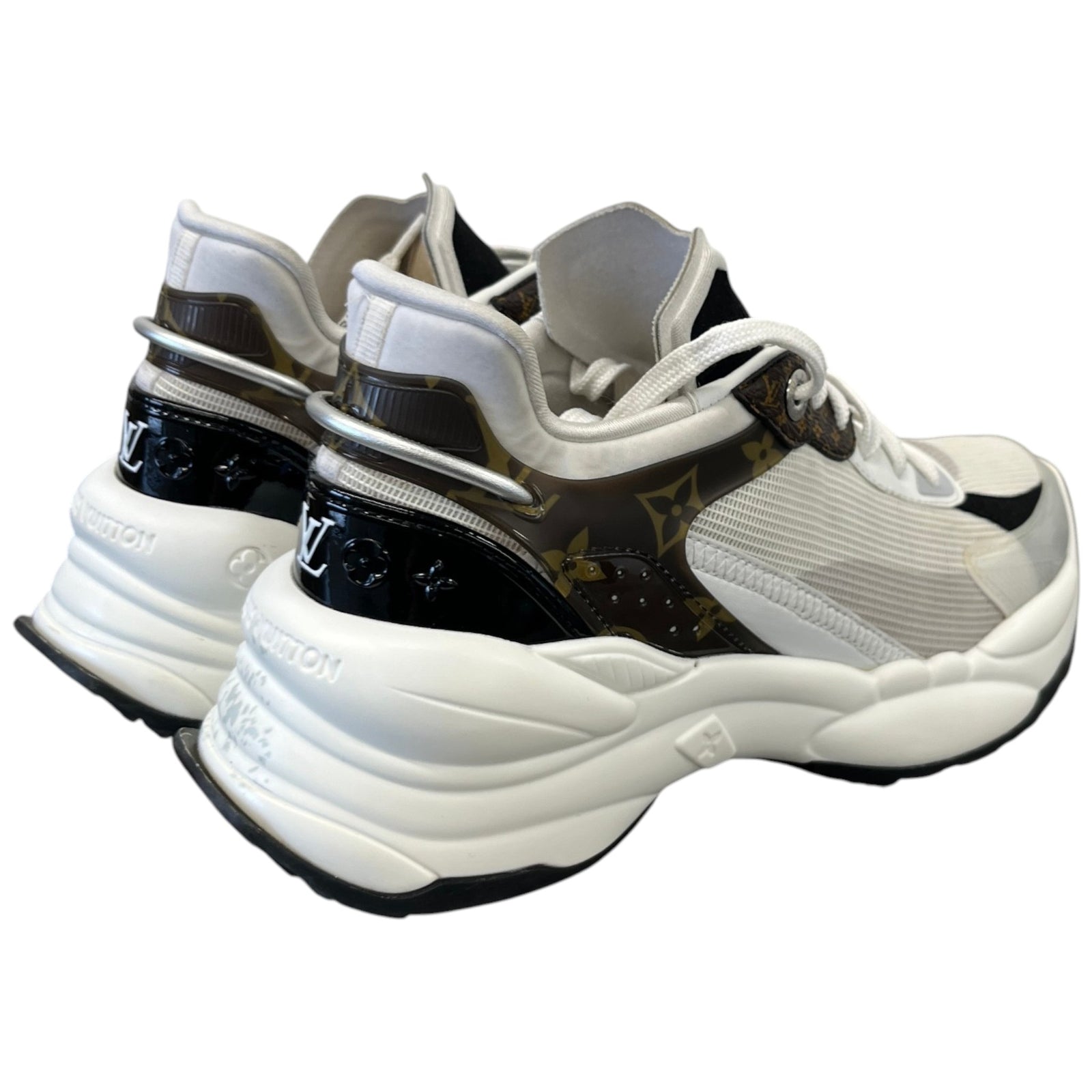 Women's Monogram Run 55 Low Trainers White Size EU 38 / UK 5 - Photo 8