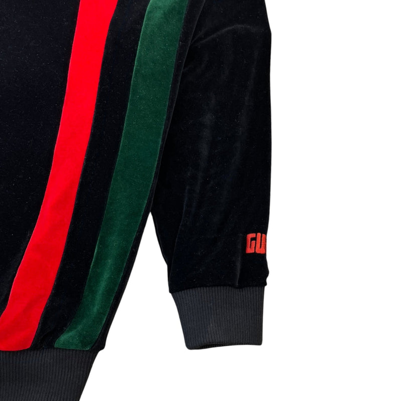 Men's Chenille Hoodie Black Size M