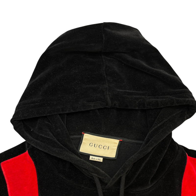 Men's Chenille Hoodie Black Size M