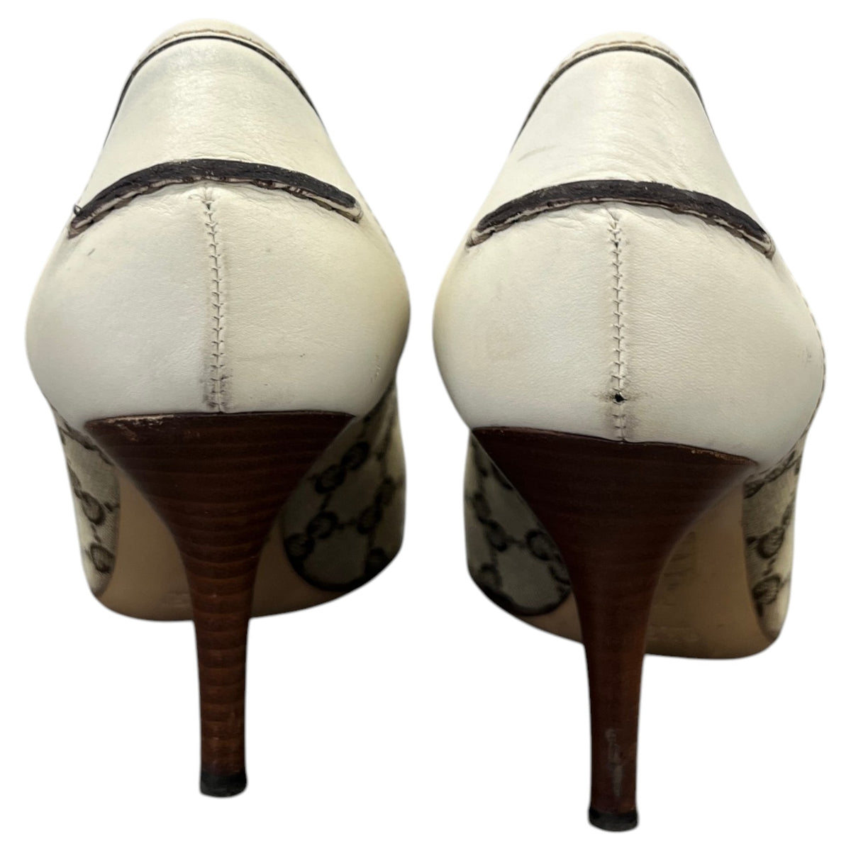Women's GG Supreme Tassel Heels Beige Size UK 3 / EU 36 - Photo 7