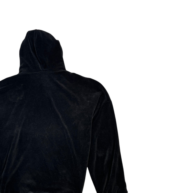 Men's Chenille Hoodie Black Size M