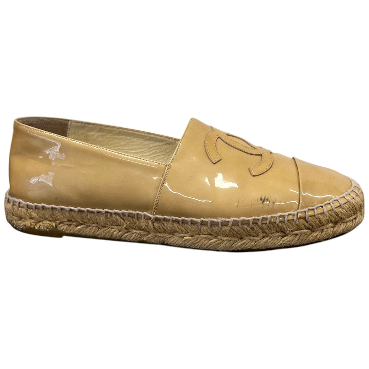 Women's CC Logo Espadrilles Beige Size UK 6 / EU 39 - Photo 1