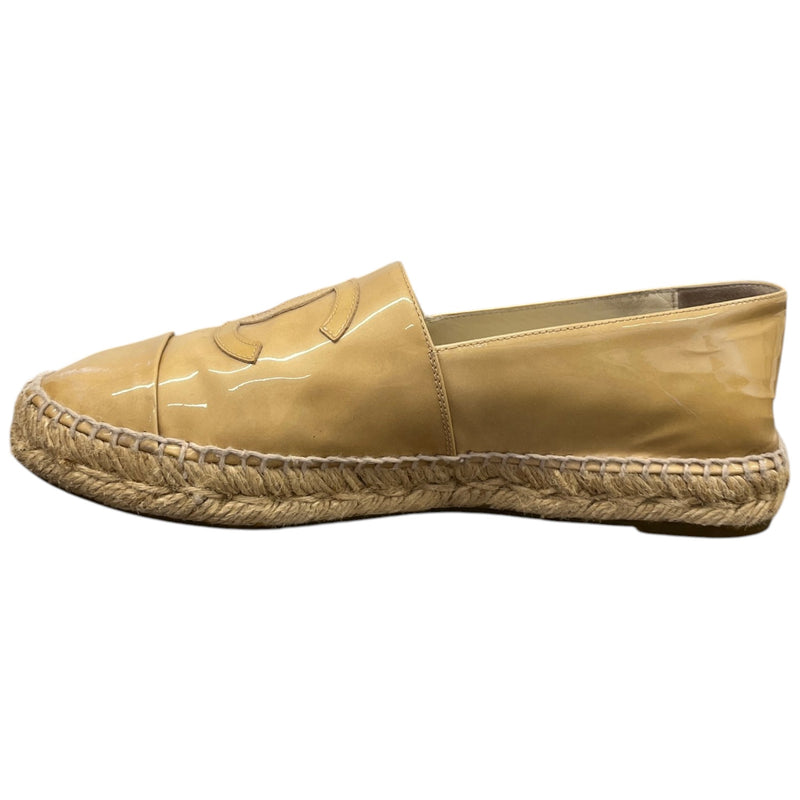 Women's CC Logo Espadrilles Beige Size UK 6 / EU 39