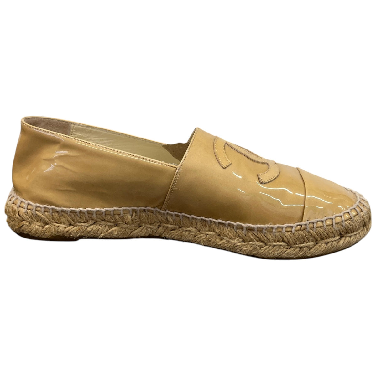 Women's CC Logo Espadrilles Beige Size UK 6 / EU 39 - Photo 4