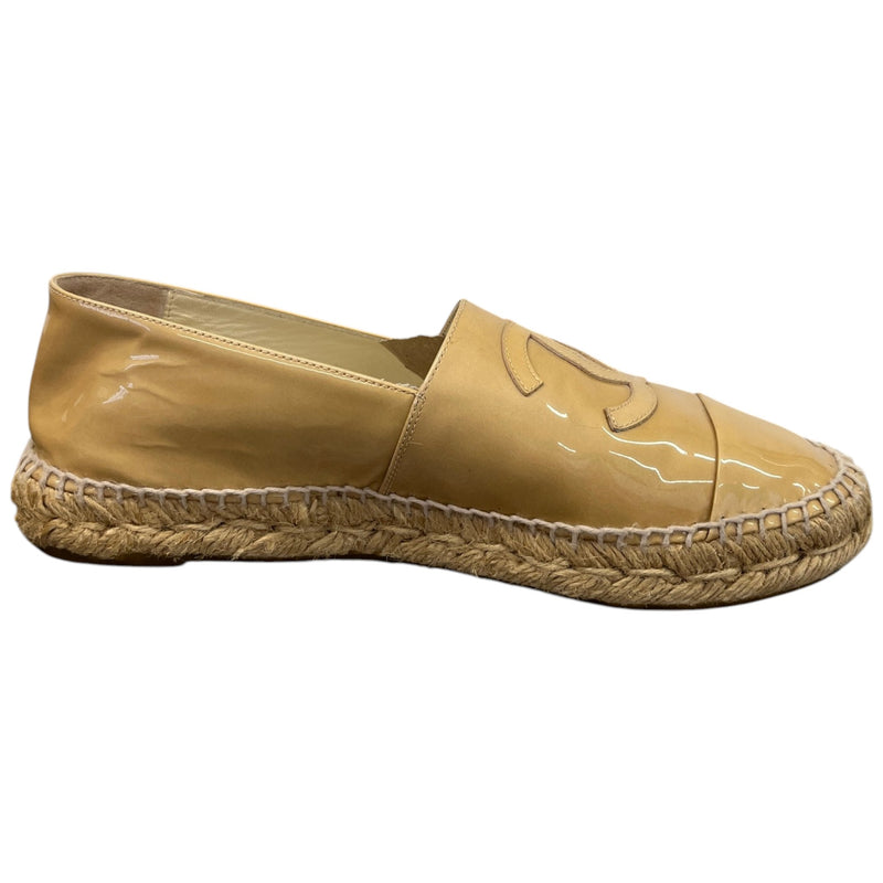 Women's CC Logo Espadrilles Beige Size UK 6 / EU 39