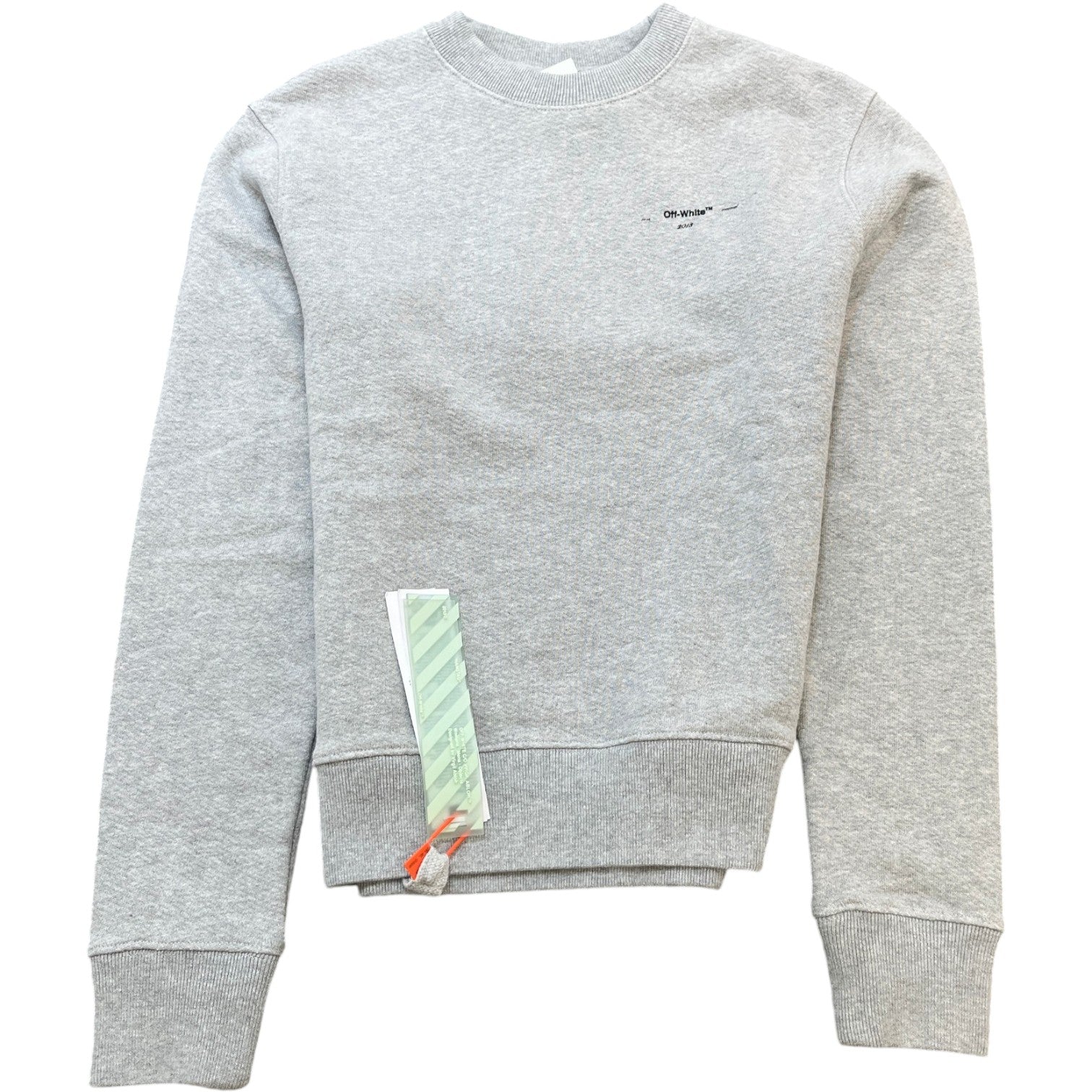Men's Logo Print Sweatshirt Grey Size XS - Photo 1