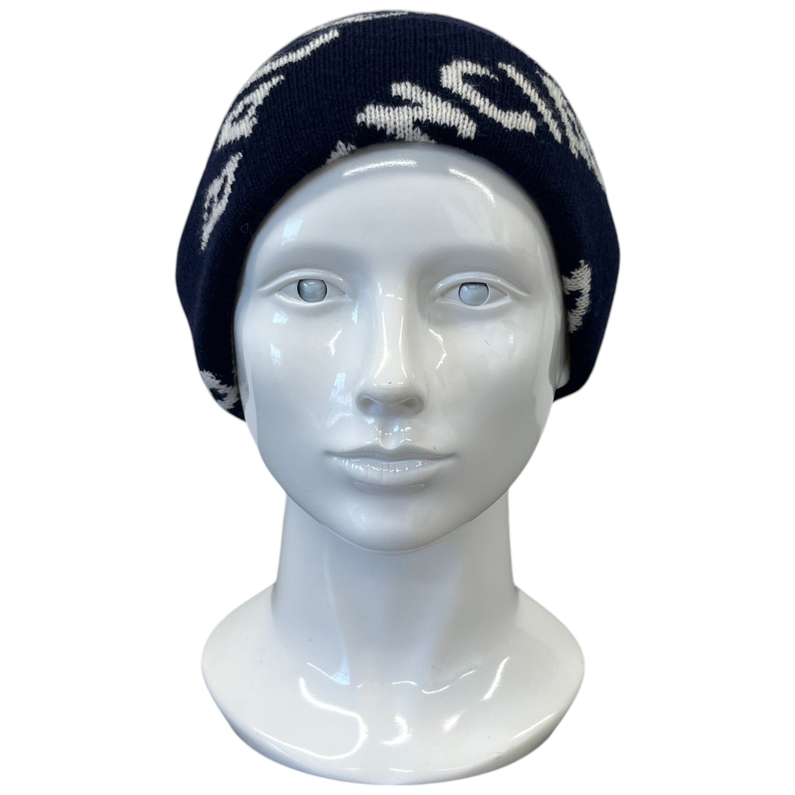 Women's Monogram Hat Navy - Photo 2