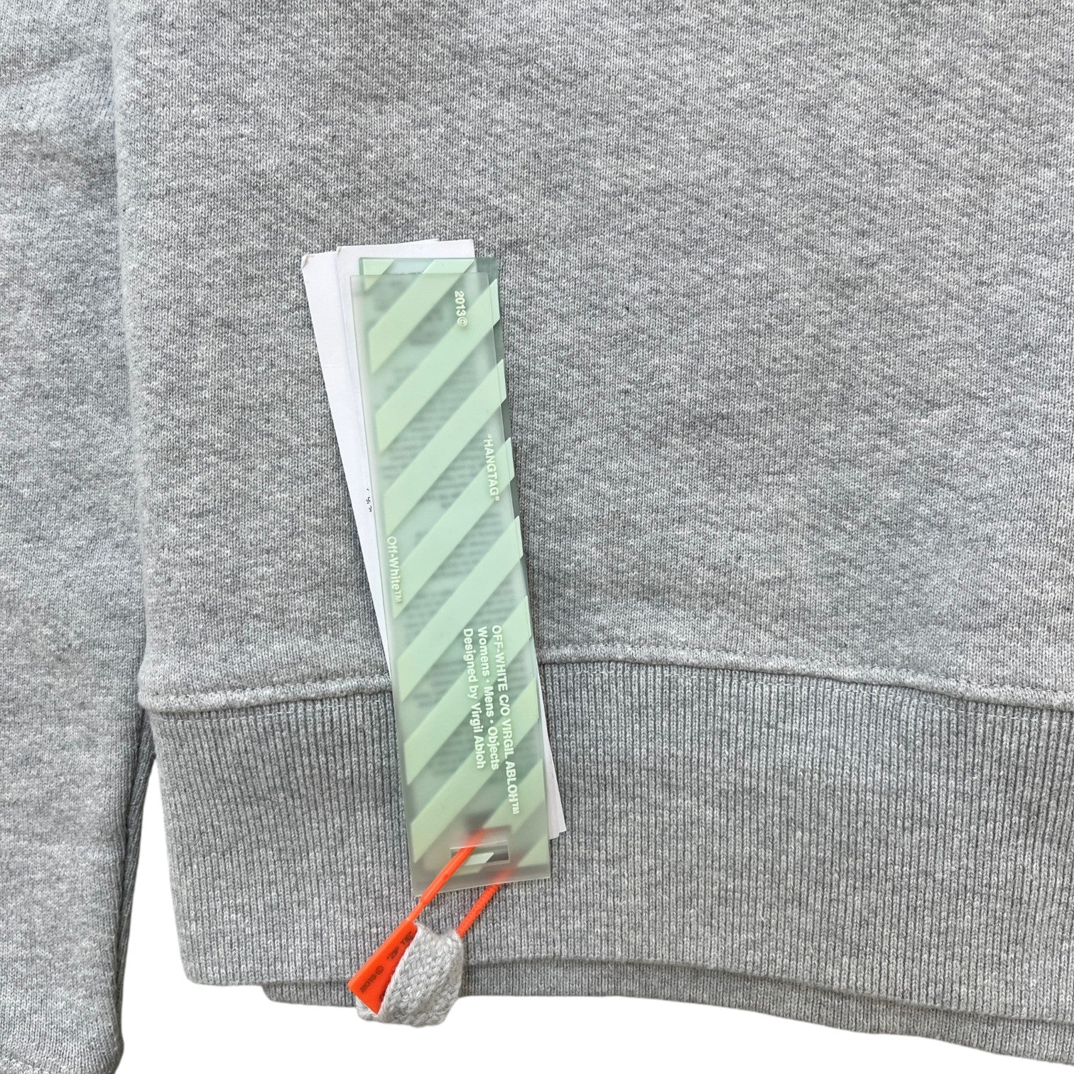 Men's Logo Print Sweatshirt Grey Size XS - Photo 6