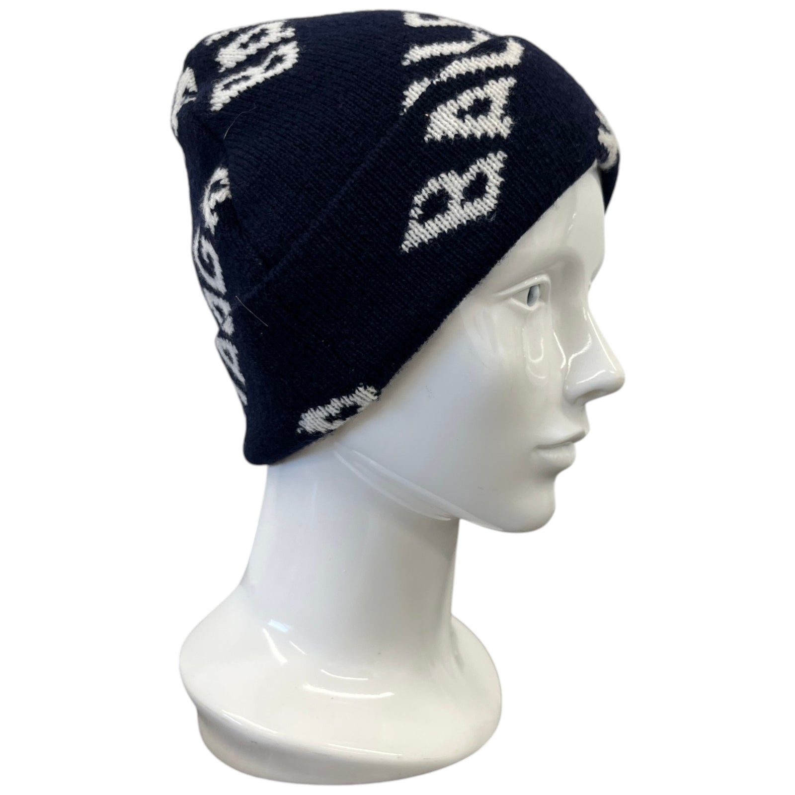 Women's Monogram Hat Navy - Photo 3