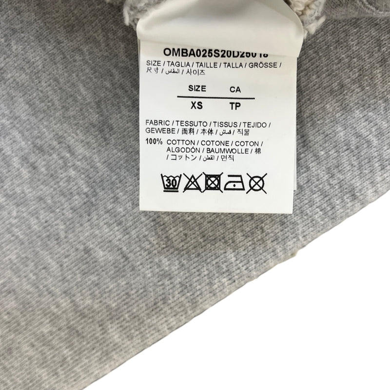 Men's Logo Print Sweatshirt Grey Size XS