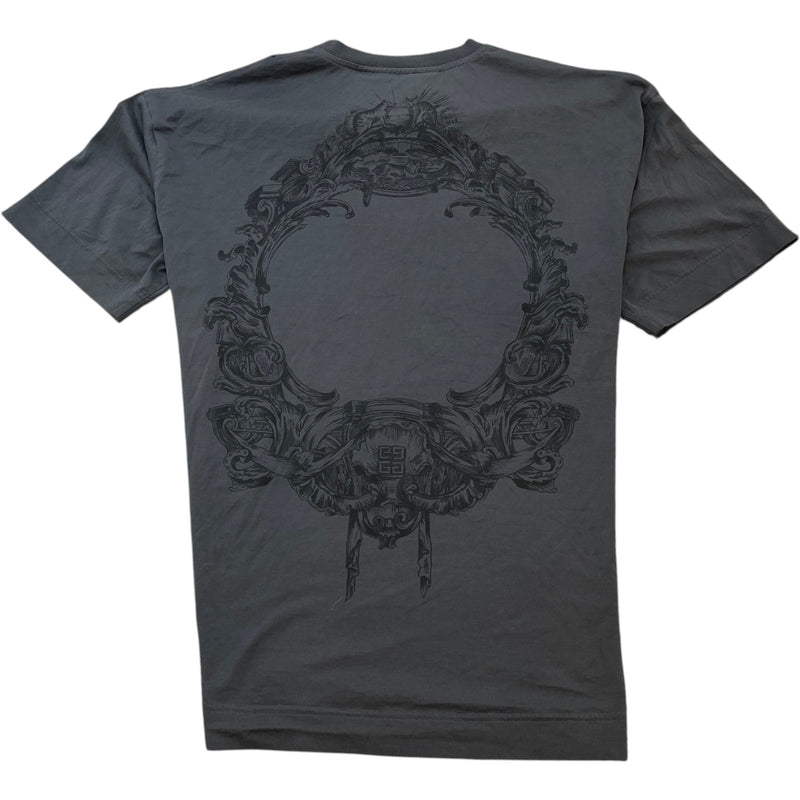 Men's Baroque Crown T-Shirt Grey Size L