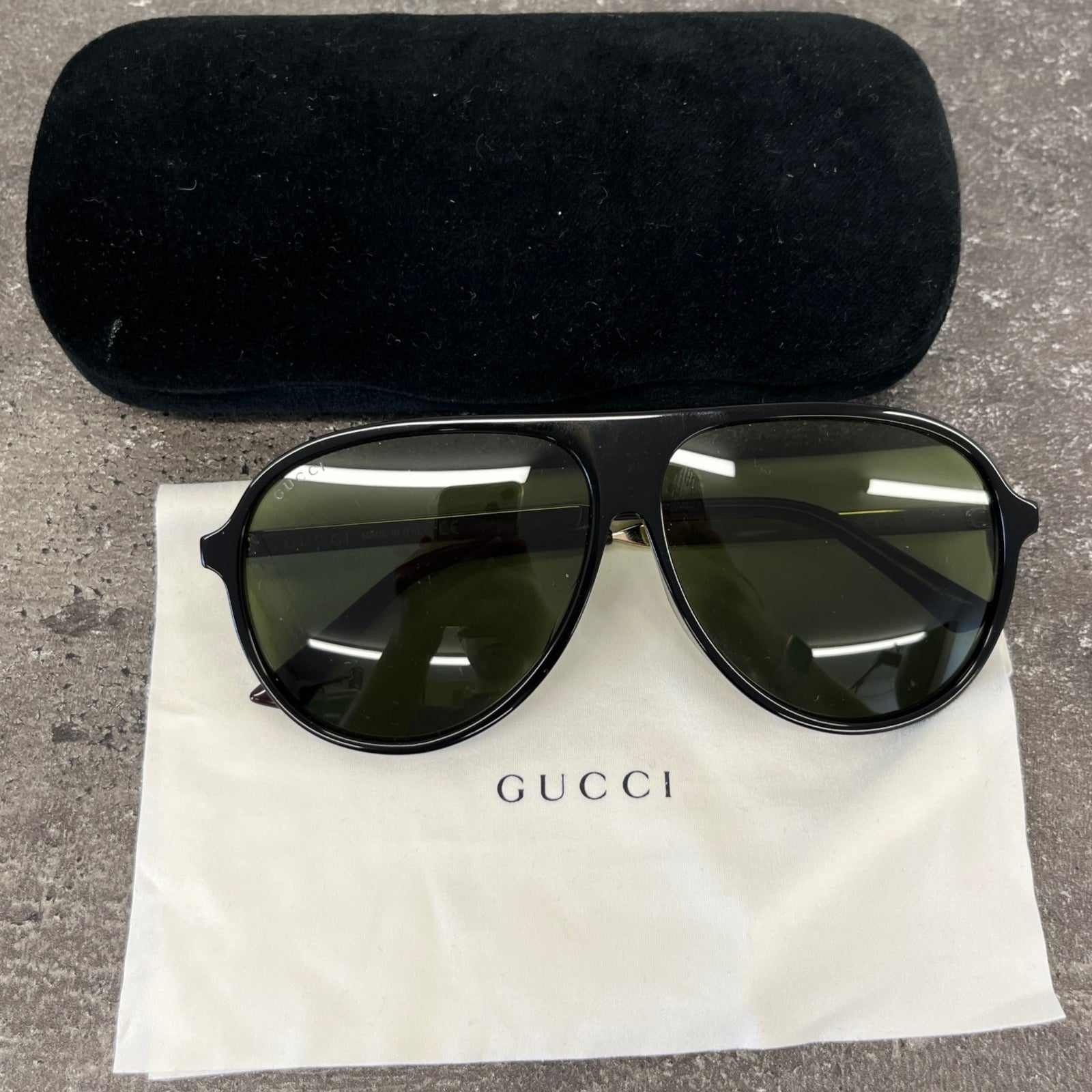 Men's Gg0829Sa Sunglasses Black - Photo 8