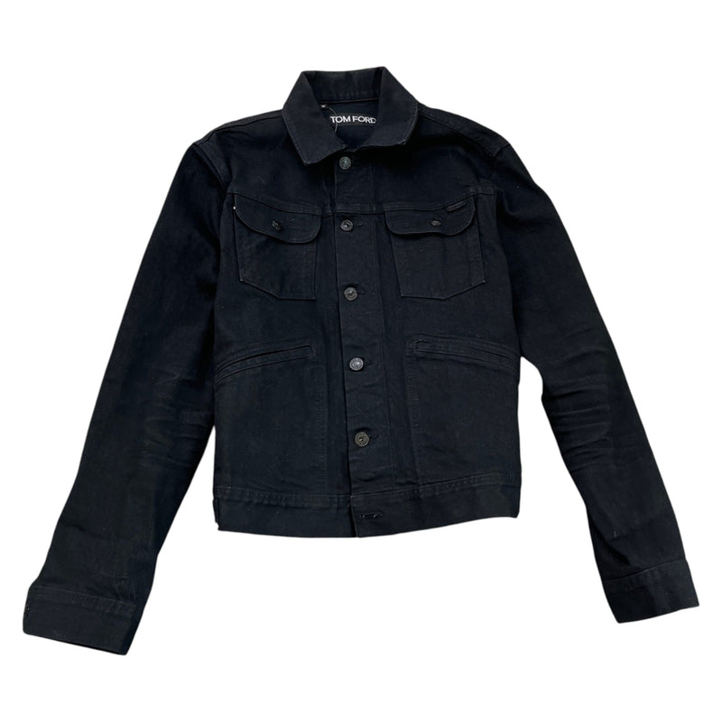Men's Trucker Jacket Black Size S