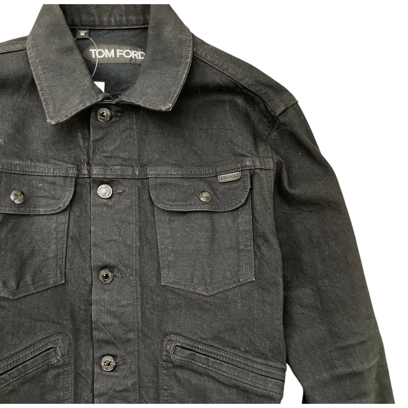 Men's Trucker Jacket Black Size S
