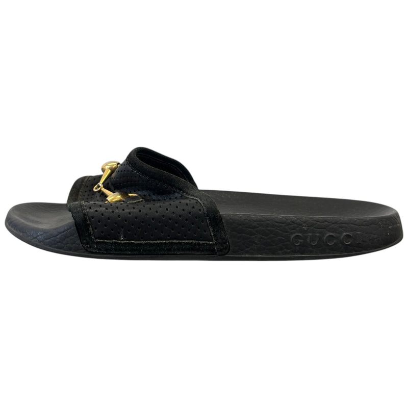 Women's Horsebit Slides Black Size EU 37 / UK 4