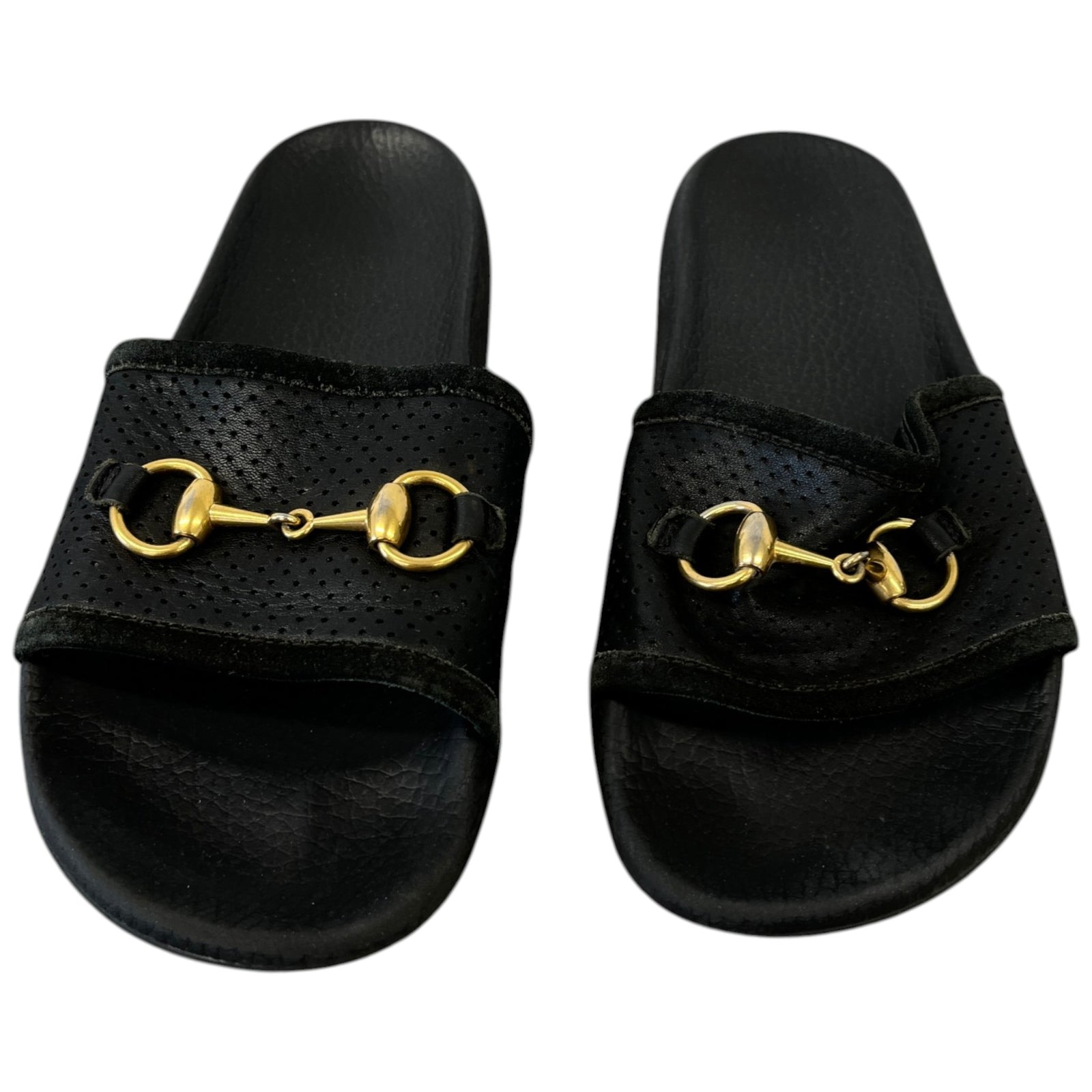 Women's Horsebit Slides Black Size EU 37 / UK 4 - Photo 6