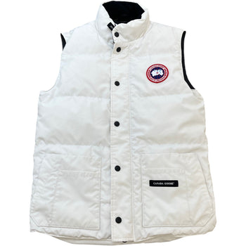 Men's Freestyle Gilet White Size XS