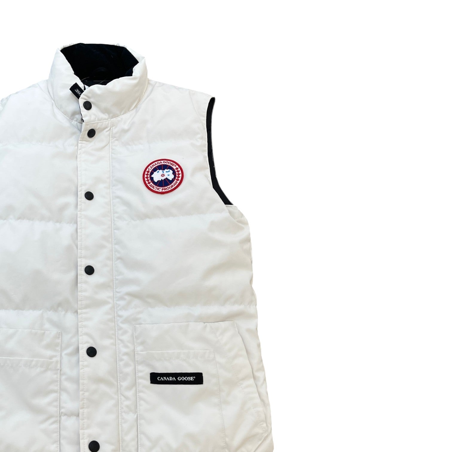 Men's Freestyle Gilet White Size XS - Photo 3