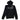 Men's Spray Logo Print Hoodie Black Size L