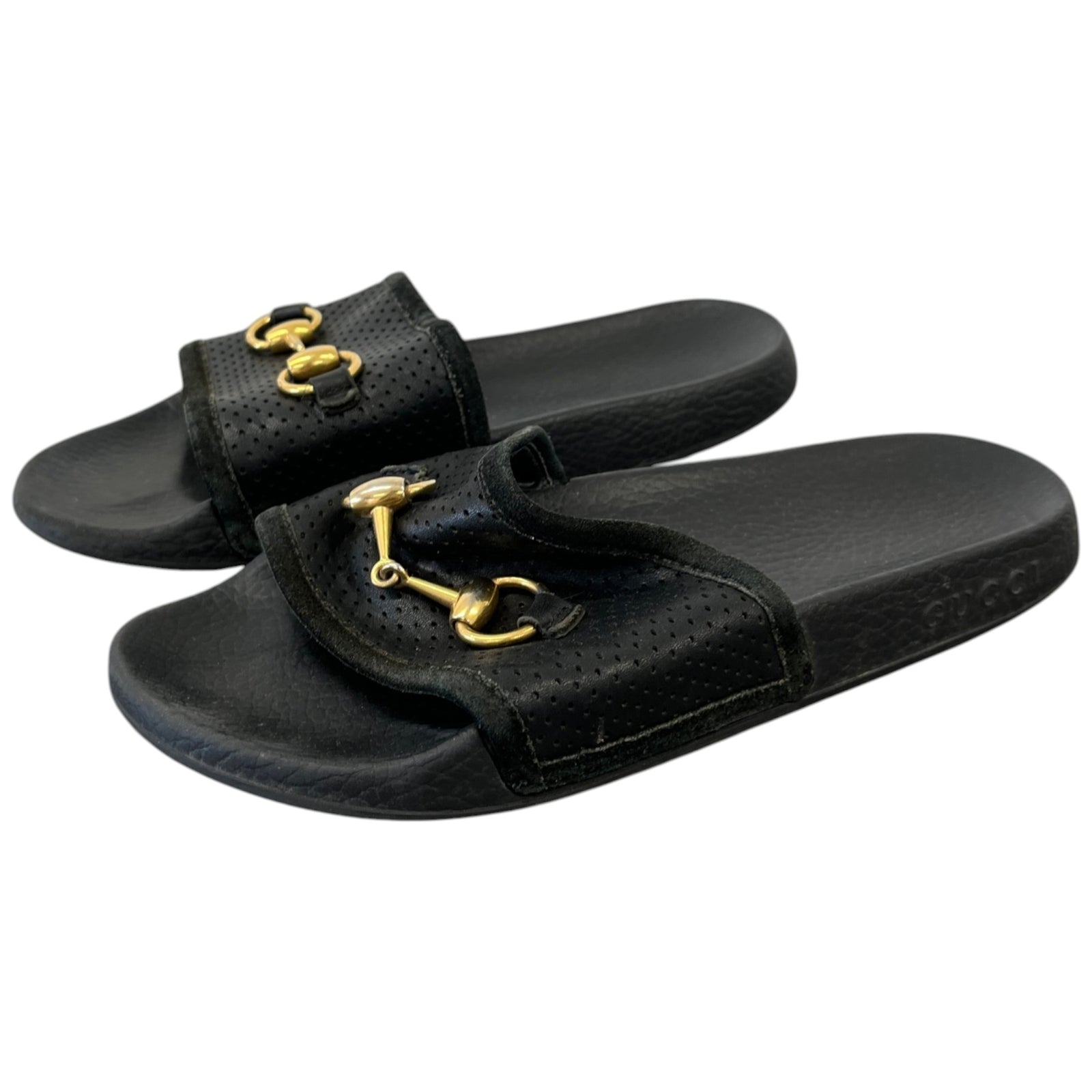 Women's Horsebit Slides Black Size EU 37 / UK 4 - Photo 9