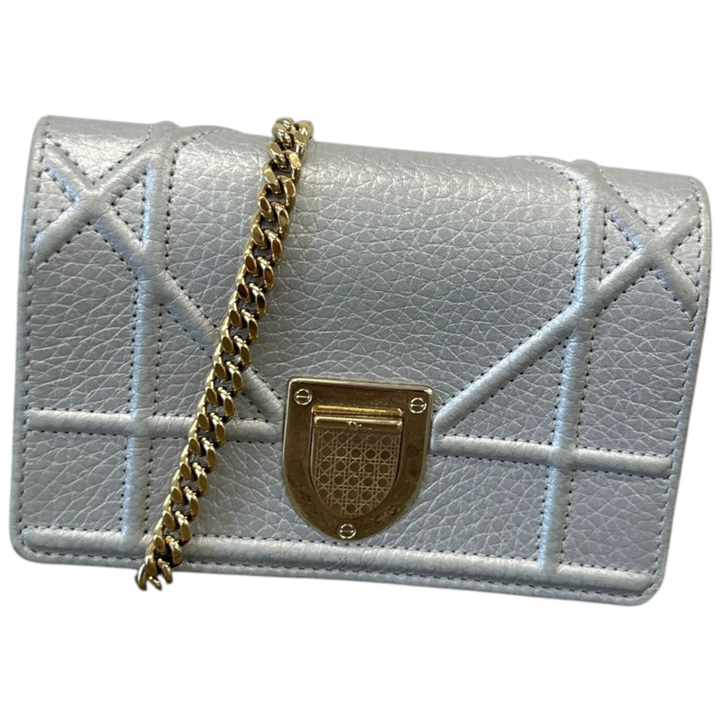 Women's Mini Diorama Handbag Silver
