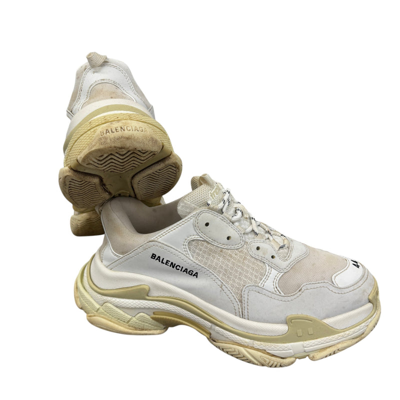 Men's Triple S Low Trainers White Size UK 10 / EU 44