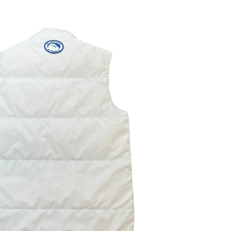 Men's Freestyle Gilet White Size XS