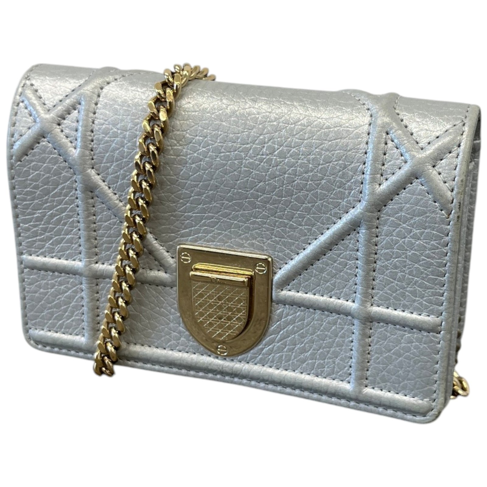 Women's Mini Diorama Handbag Silver - Photo 5