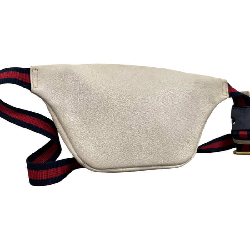 Men's Logo Belt Bag Cream