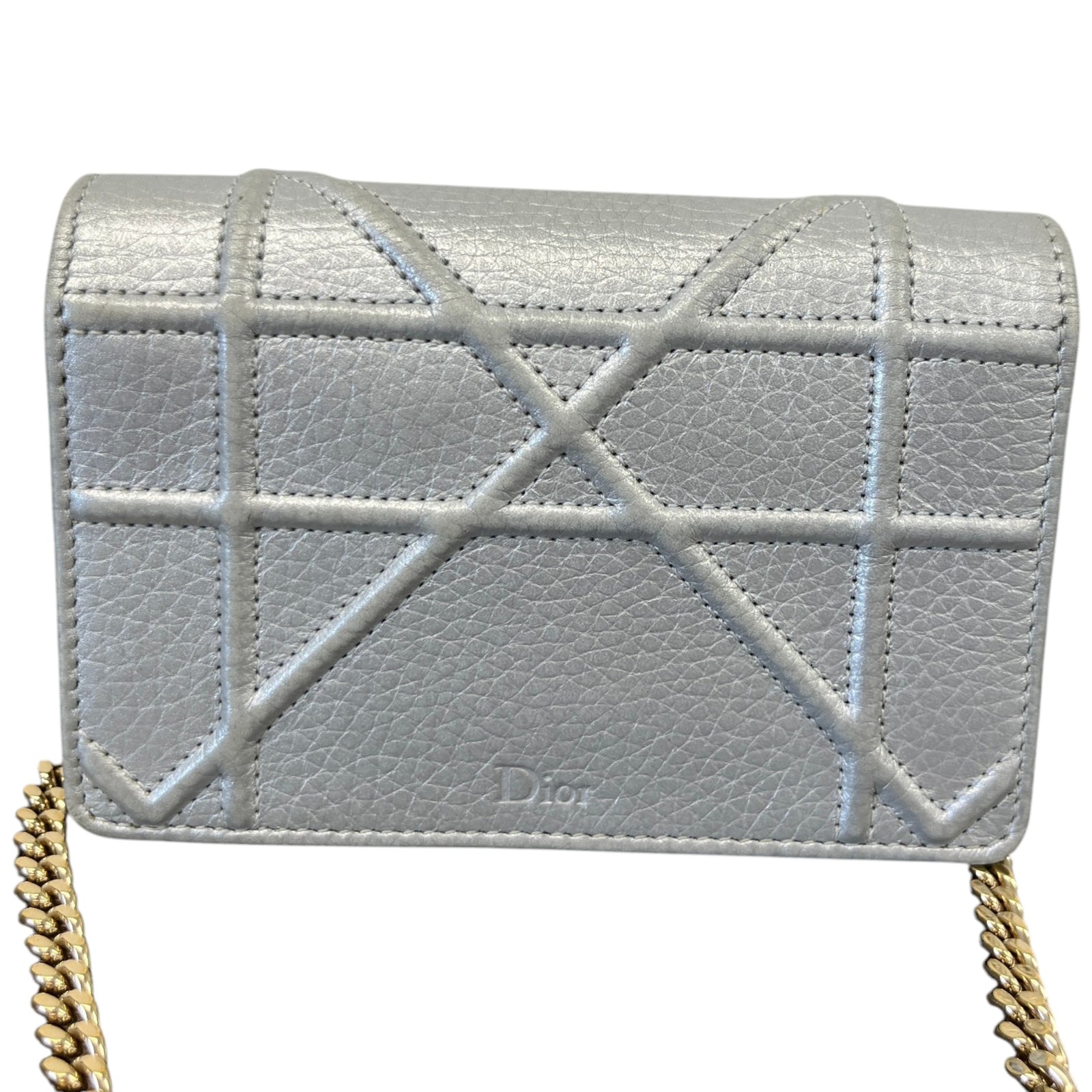 Women's Mini Diorama Handbag Silver - Photo 3