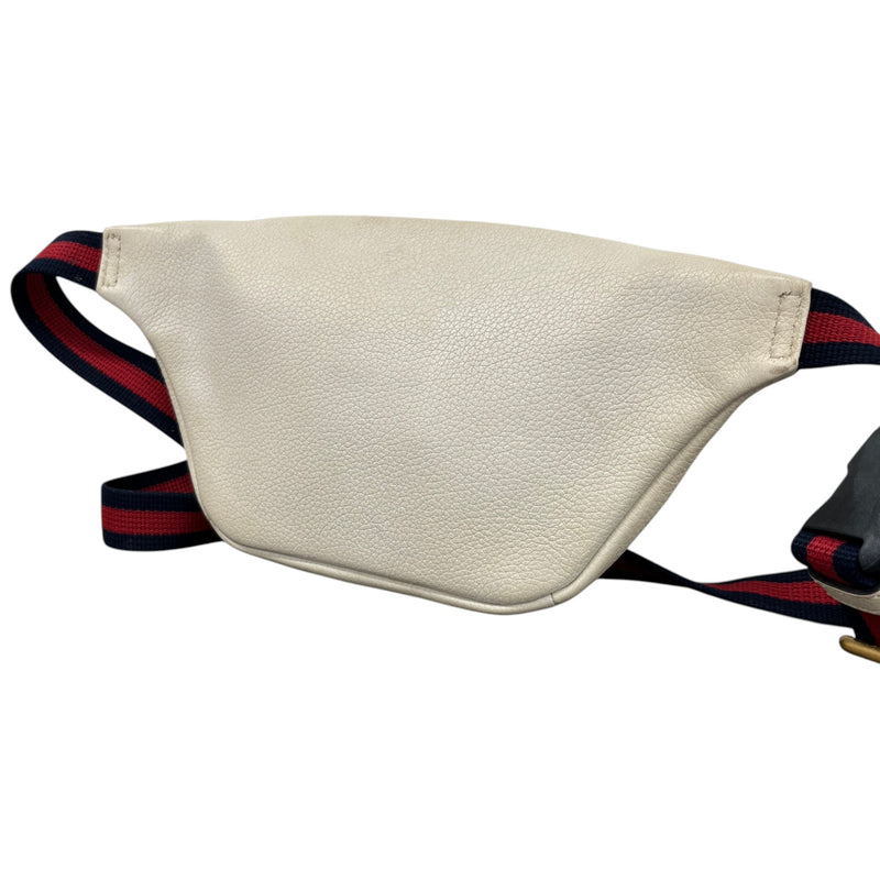 Men's Logo Belt Bag Cream