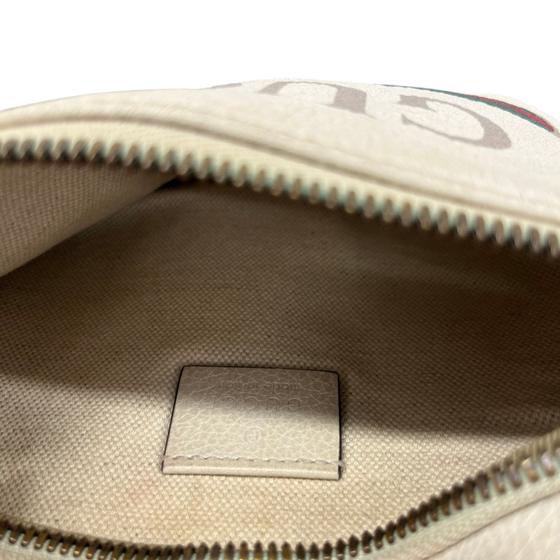 Men's Logo Belt Bag Cream