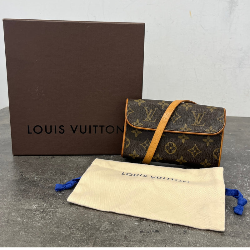 Women's Pochette Florentine Monogram Belt Bag Brown